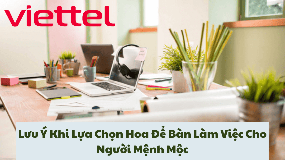 Lưu Ý Khi Lựa Chọn Hoa Để Bàn Làm Việc Cho Người Mệnh Mộc